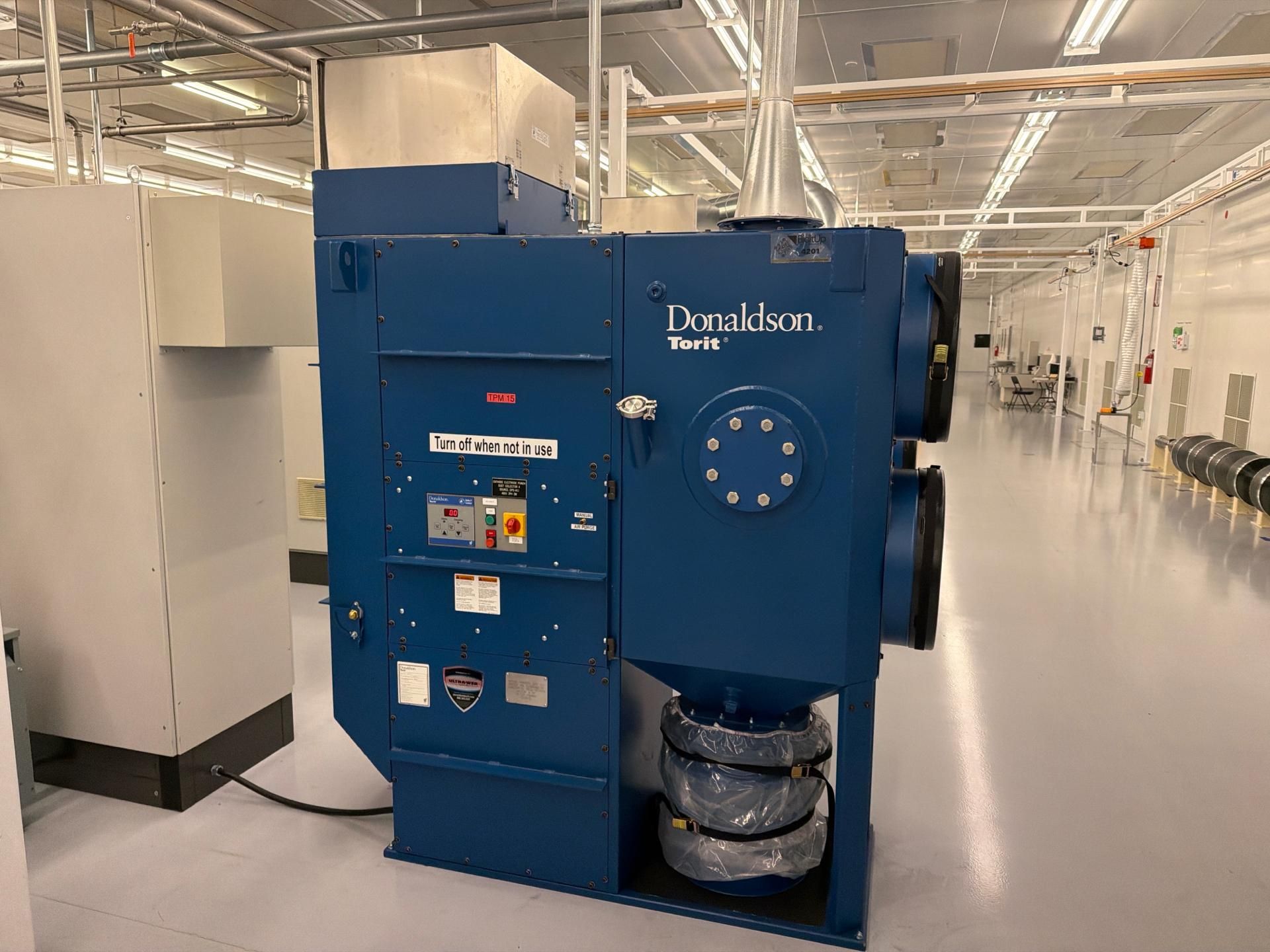 Donaldson Torit Downflo Oval (DFO 2-2) cartridge dust collector.