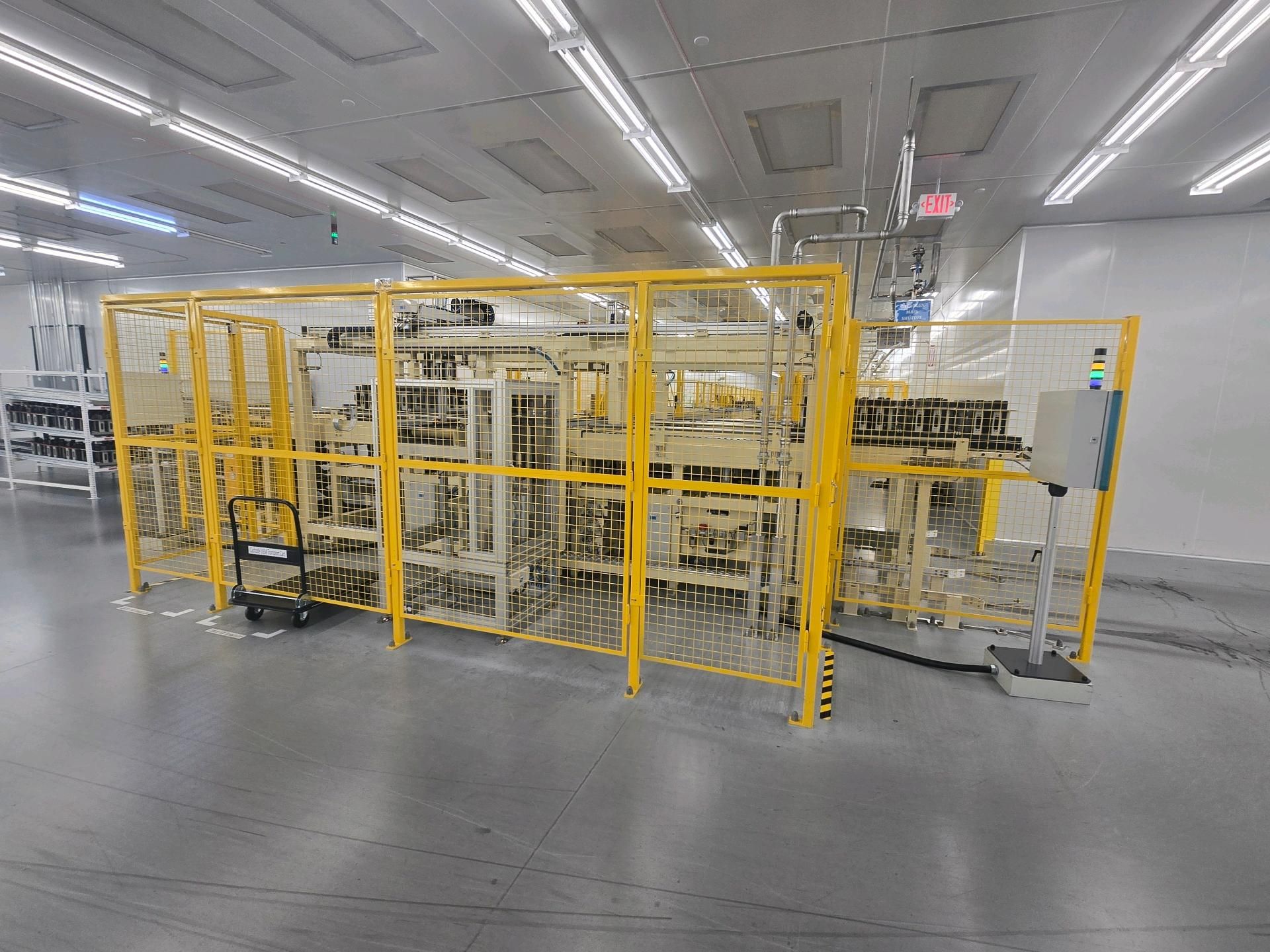 Cathode Punching Electrode Magazine and Exhaust Loading / Unloading Coneyor System