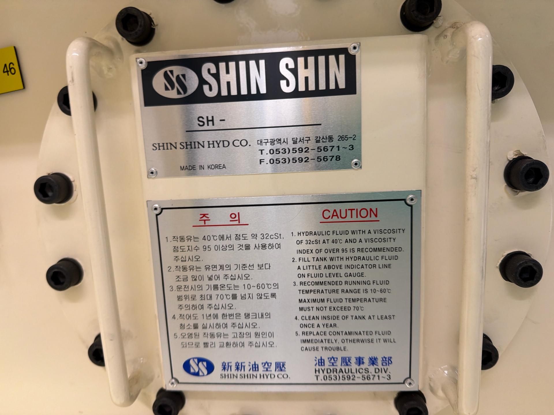Industrial Hydraulic Power Unit Pump with Hyundai Heavy Industries HS Series AC 3 Phase Induction Mo - Image 7 of 8