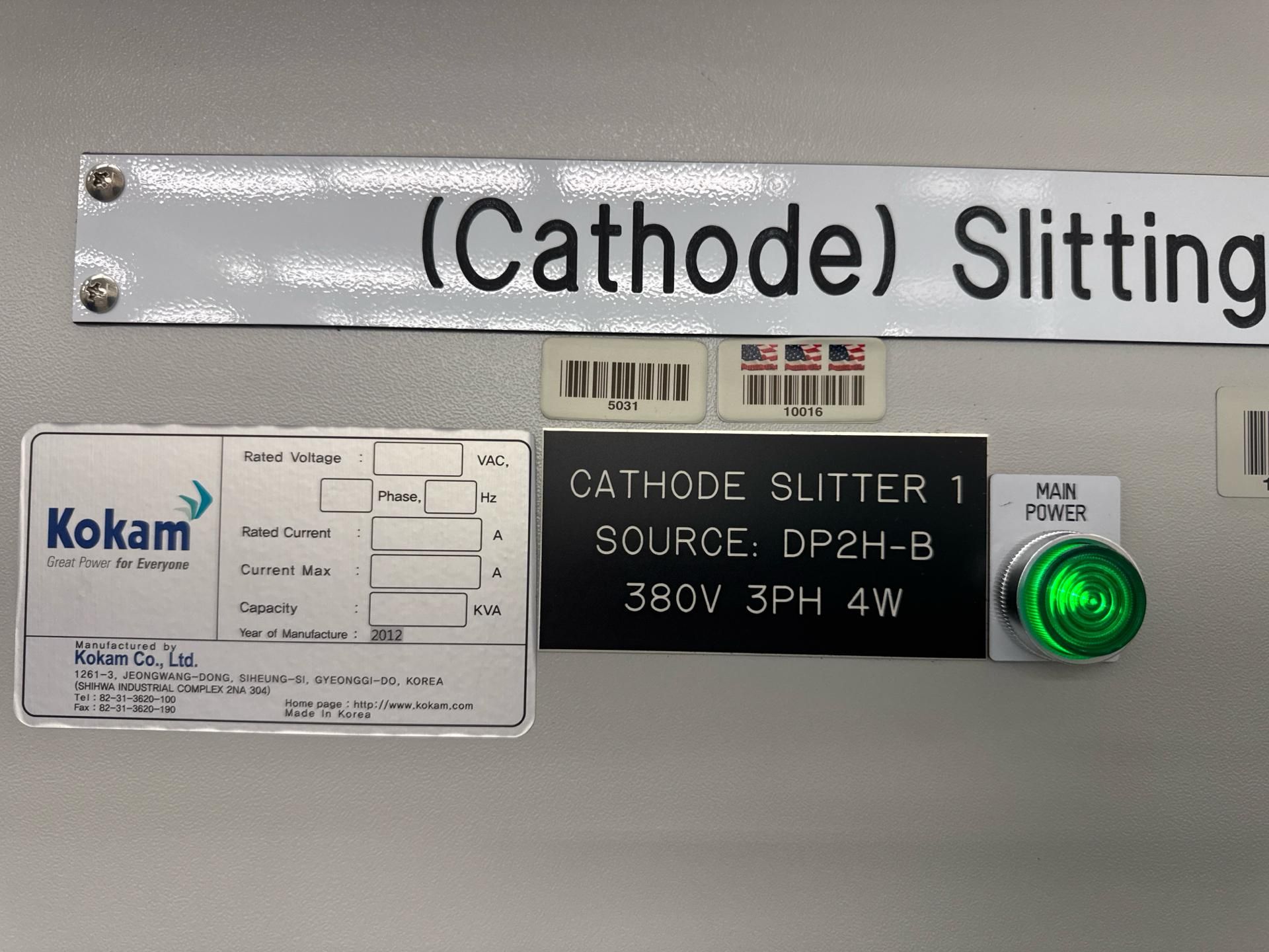 Kokam Anode Slitting System A - Image 13 of 15