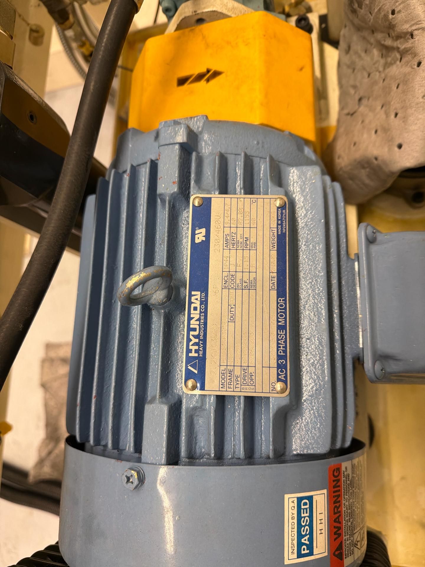 Industrial Hydraulic Power Unit Pump with Hyundai Heavy Industries HS Series AC 3 Phase Induction Mo - Image 9 of 9
