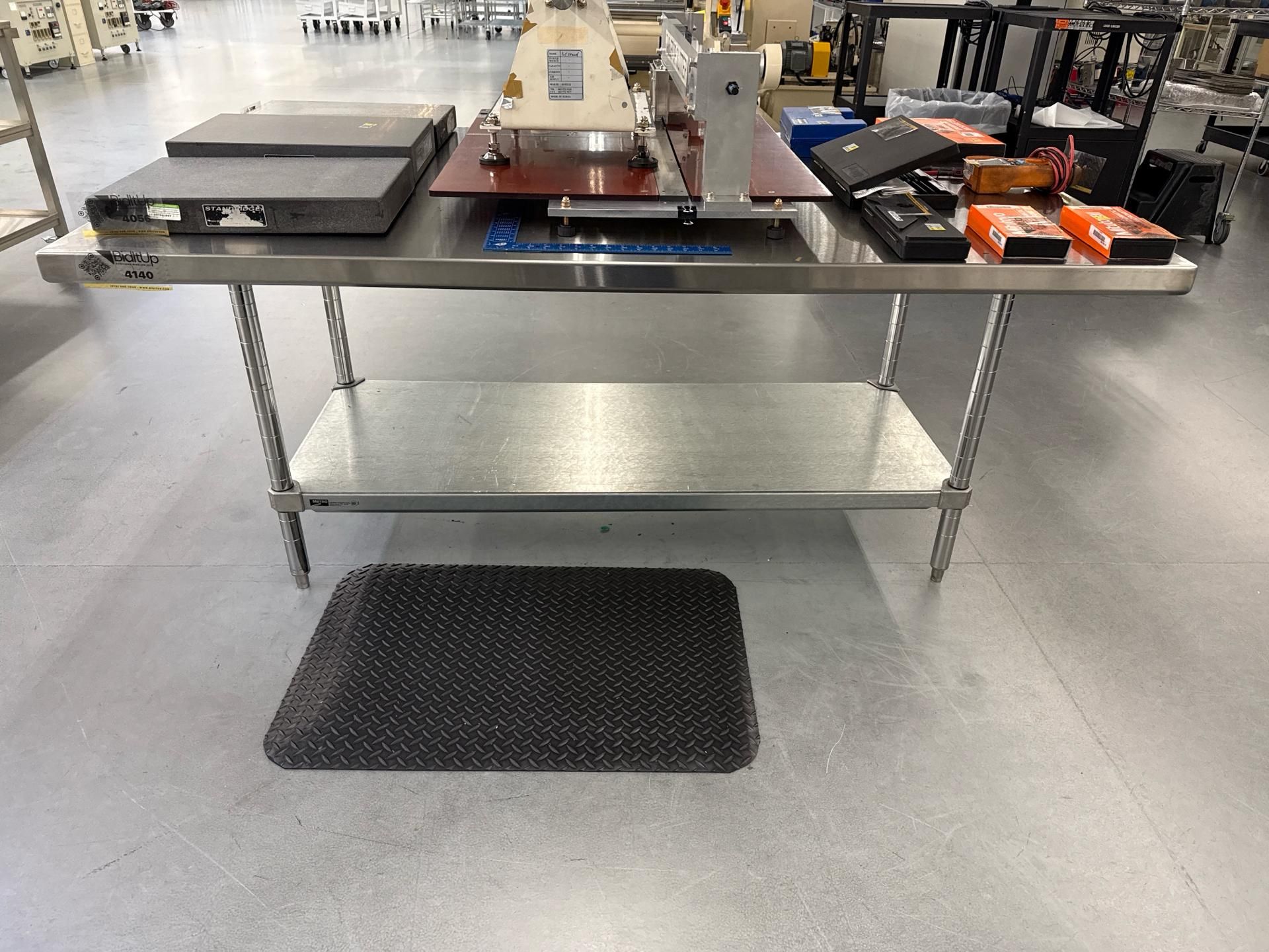 Metro Stainless Steel Lab Table 72” x 44” x 33”