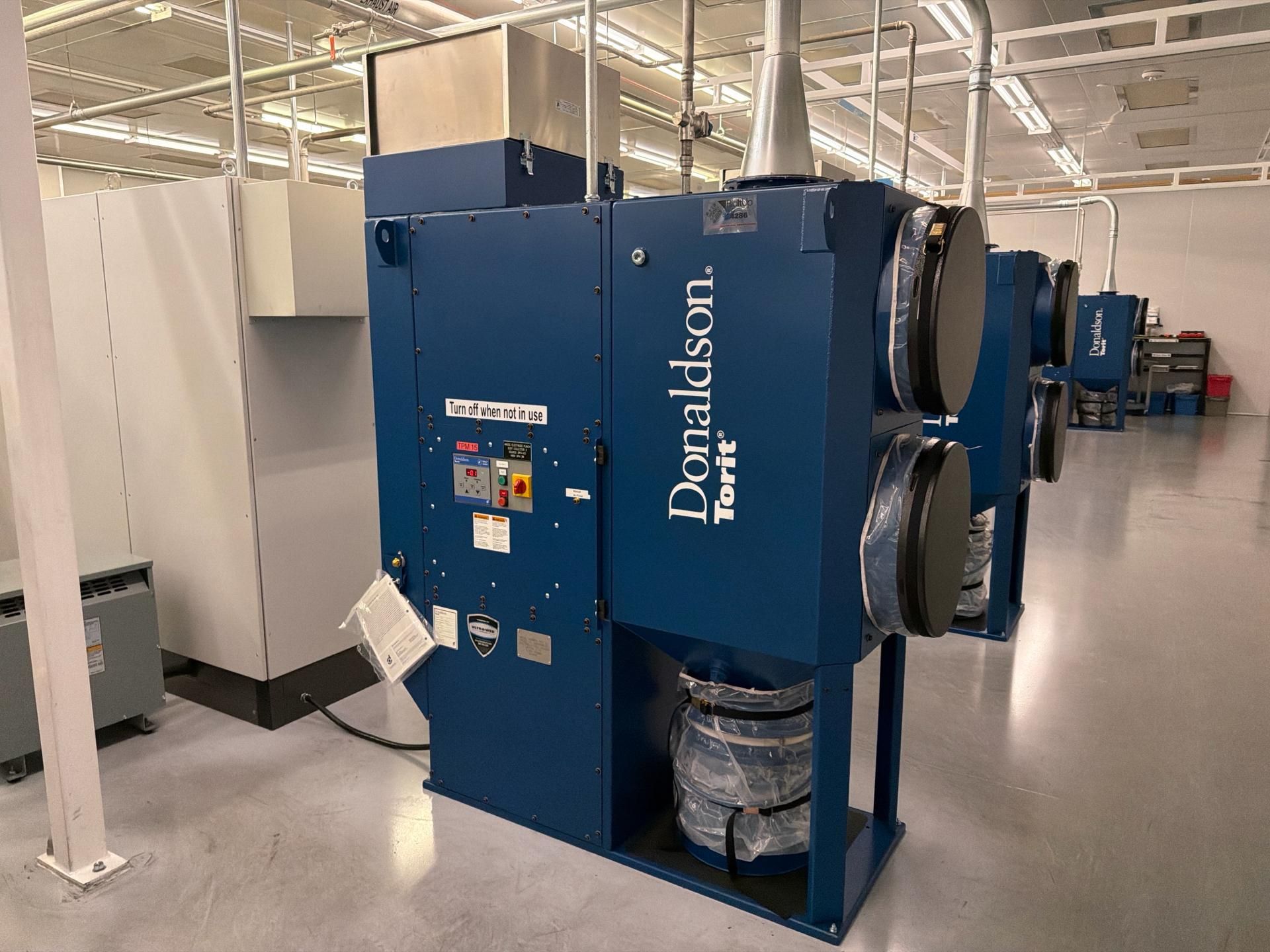 Donaldson Torit Downflo Oval (DFO 2-2) cartridge dust collector.