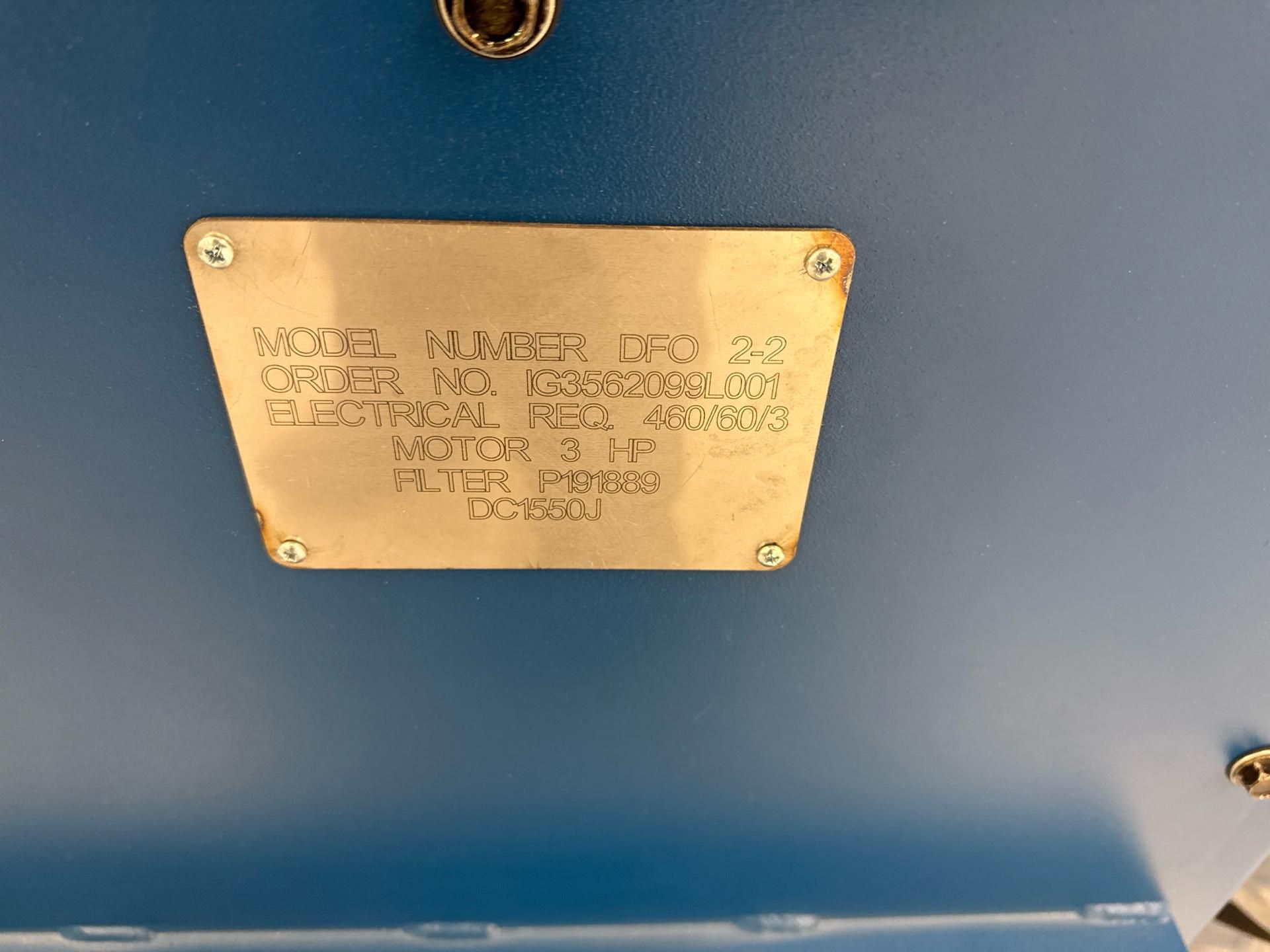 Donaldson Torit Downflo Oval (DFO 2-2) cartridge dust collector. - Image 6 of 7