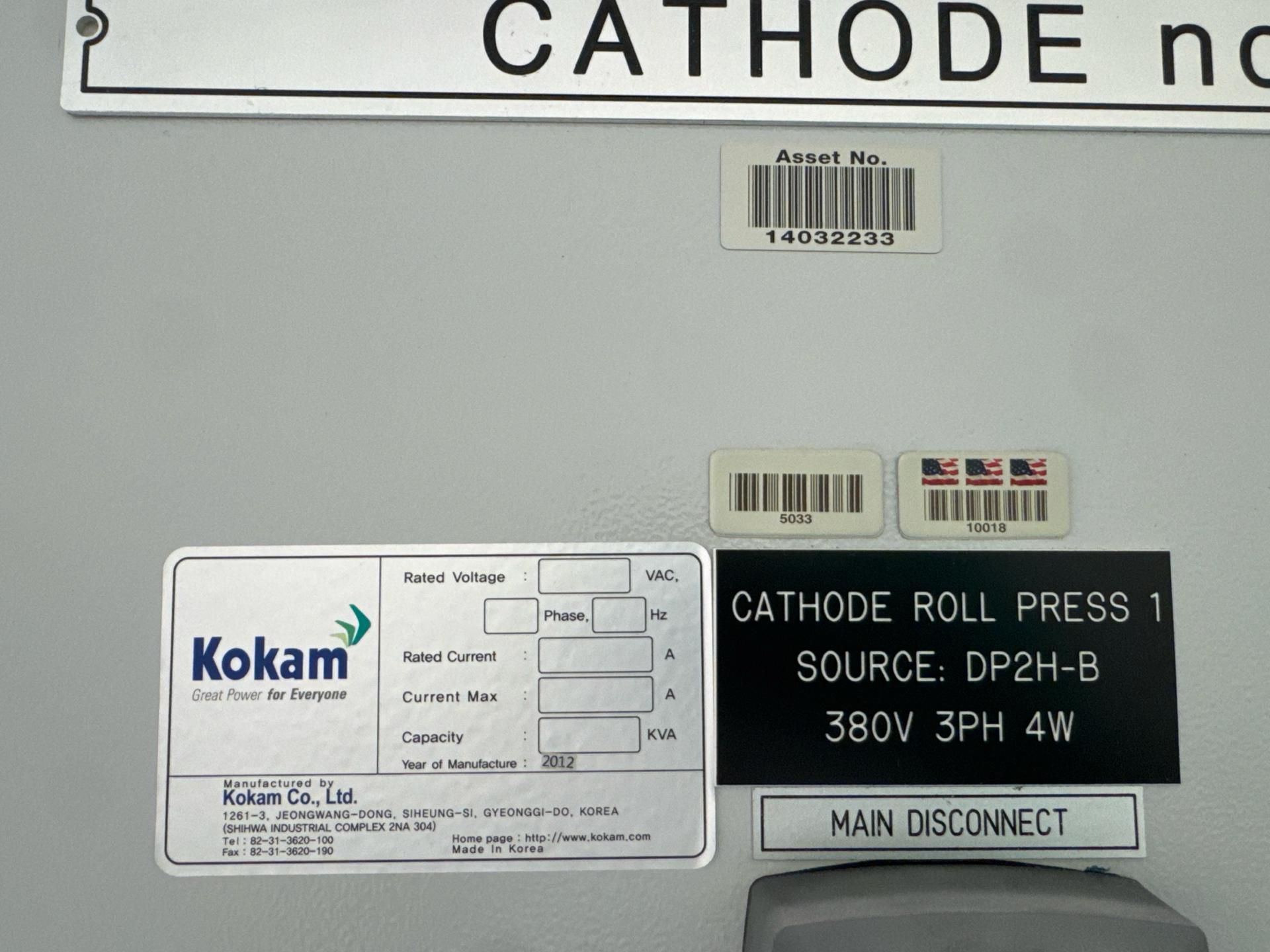 Cathode Roll Press No.1 - Image 17 of 17