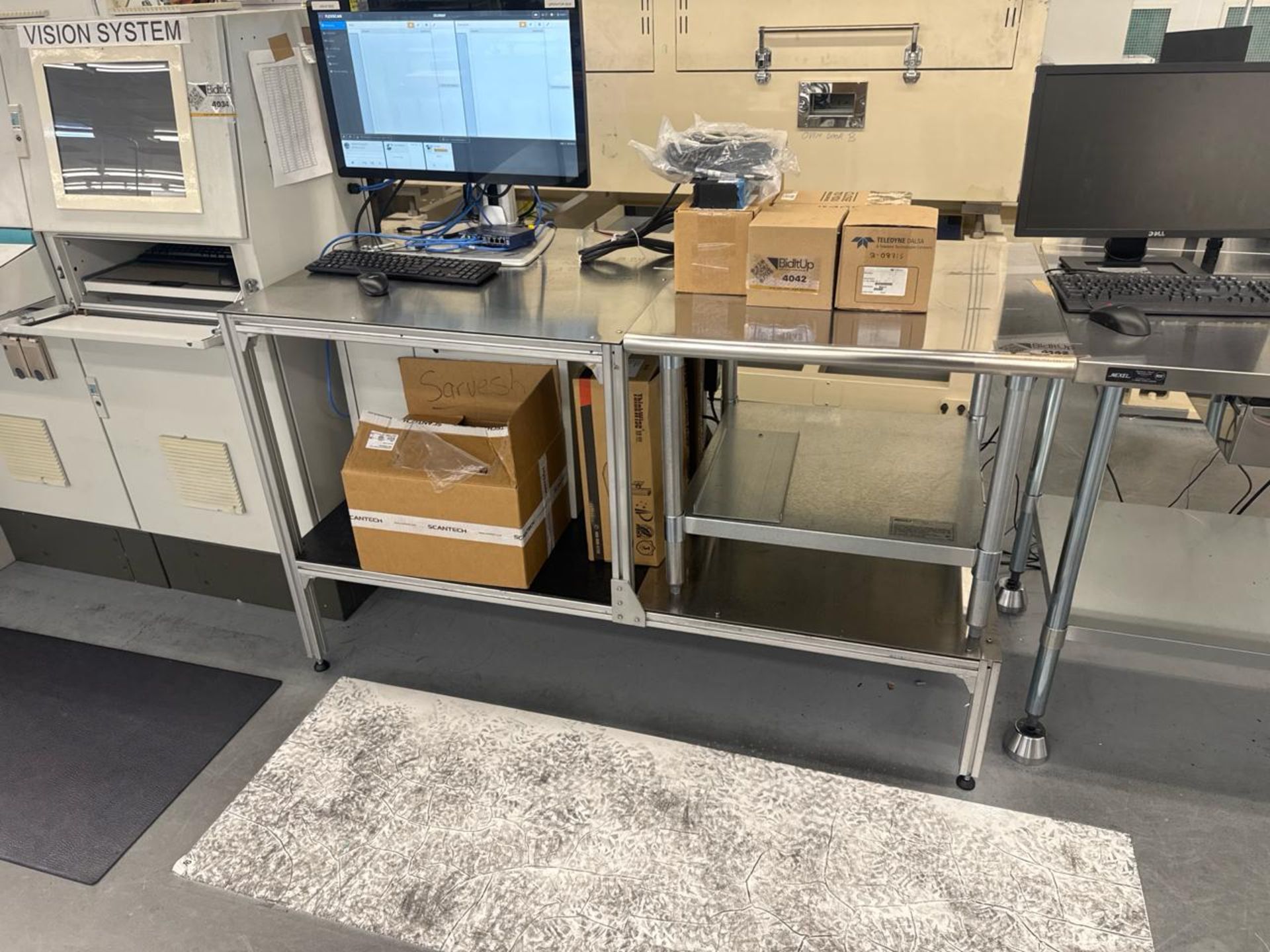 Stainless steel lab tables