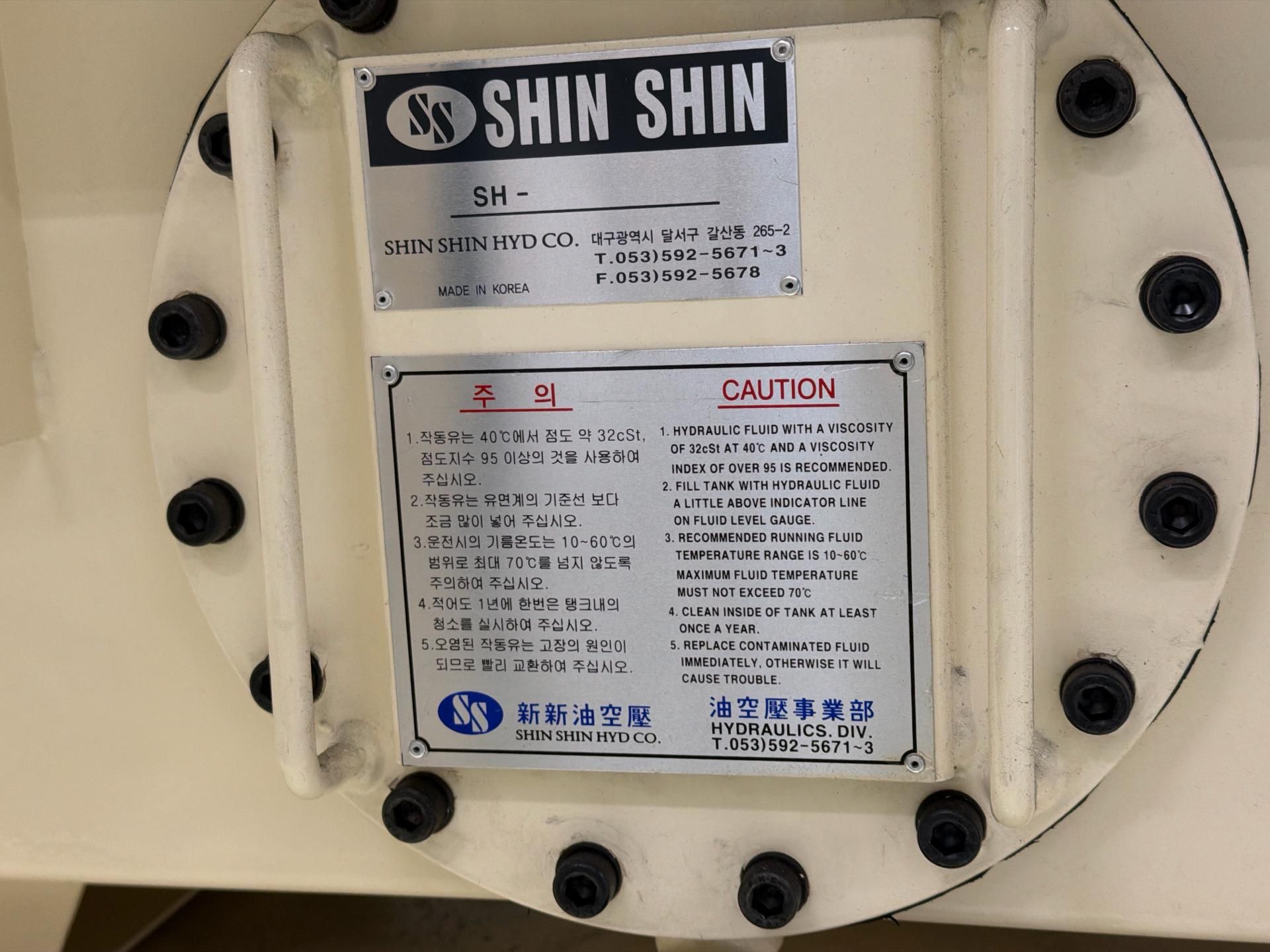 Industrial Hydraulic Power Unit with Hyundai Heavy Industries HS Series AC 3 Phase Induction Motor - Image 5 of 9