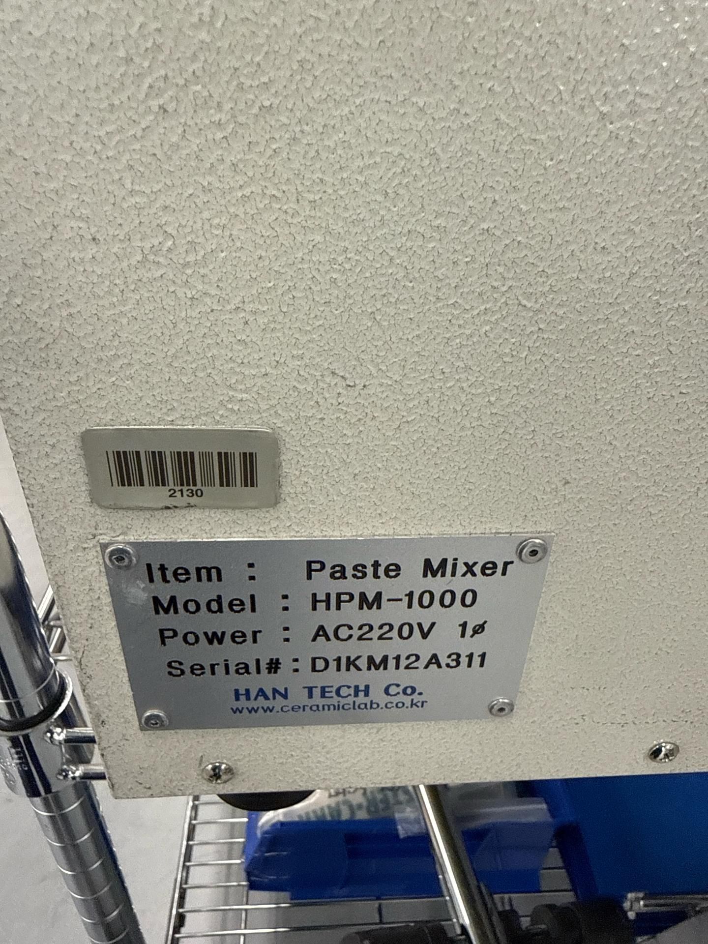 Han Tech Paste Mixer Model: HPM-1000 - Image 3 of 4