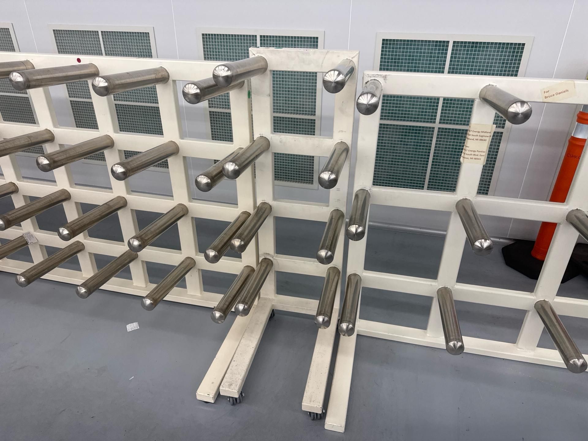 Steel Spool Storage Rack - Image 4 of 6