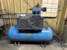 Quincy 350 Air Compressor on 120‑Gallon Tank