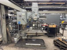 Fosdick 3’ Sensitive Radial Drill (12” Column) with Rotating Table