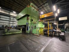 2010 1200 Ton AIDA Transfer Stamping Press, Model TMX-S2-12000 (Entirety Lot)