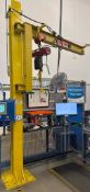 1 Ton Abell-Howe Jib Crane with Dayton Hoist