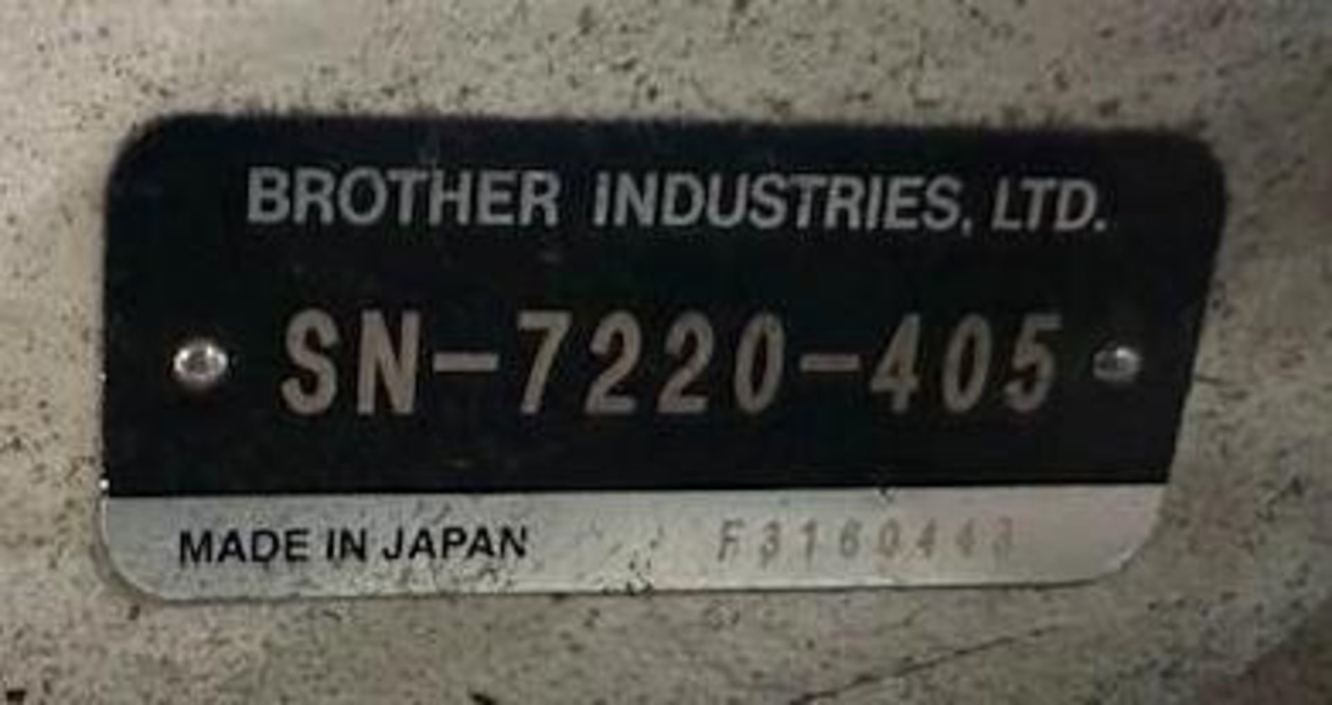 Brother SN-7220-405 Lock Stitch Sewing Machine - Image 7 of 7