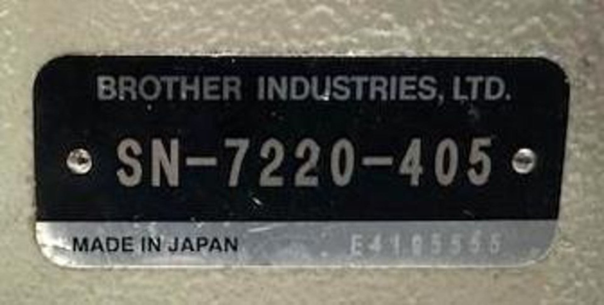 Brother SN-7220-405 Lock Stitch Sewing Machine - Image 7 of 7