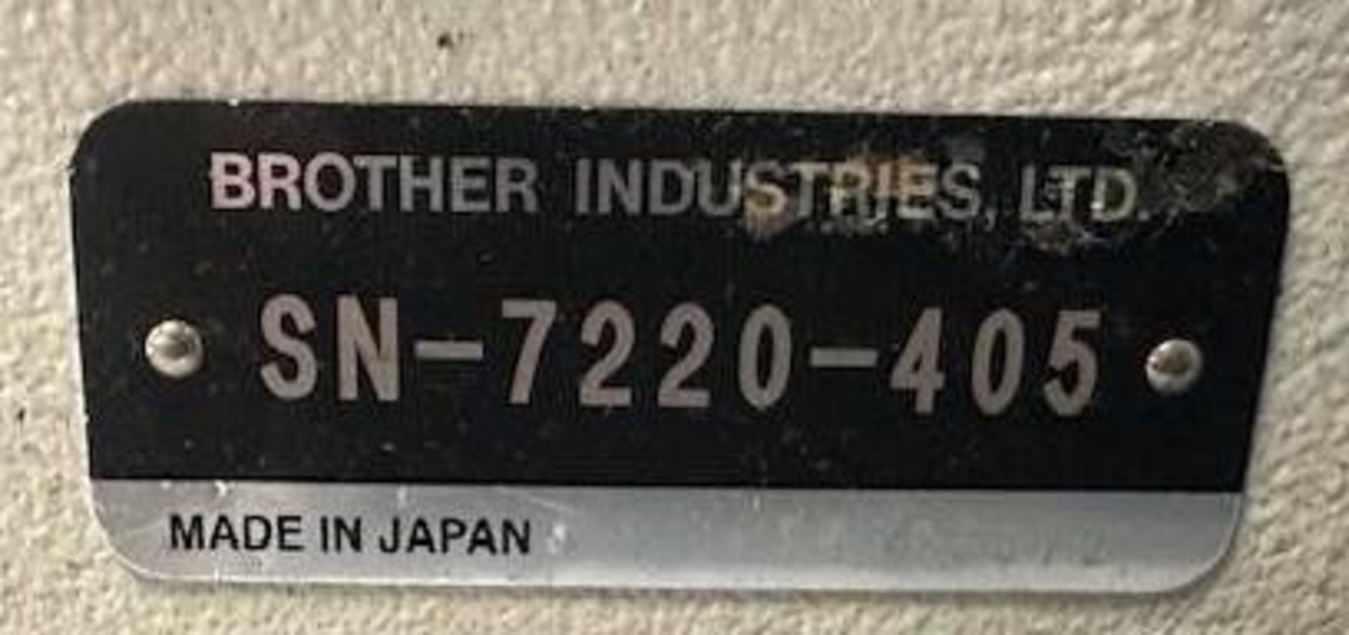 Brother SN-7220-405 Lock Stitch Sewing Machine - Image 6 of 6