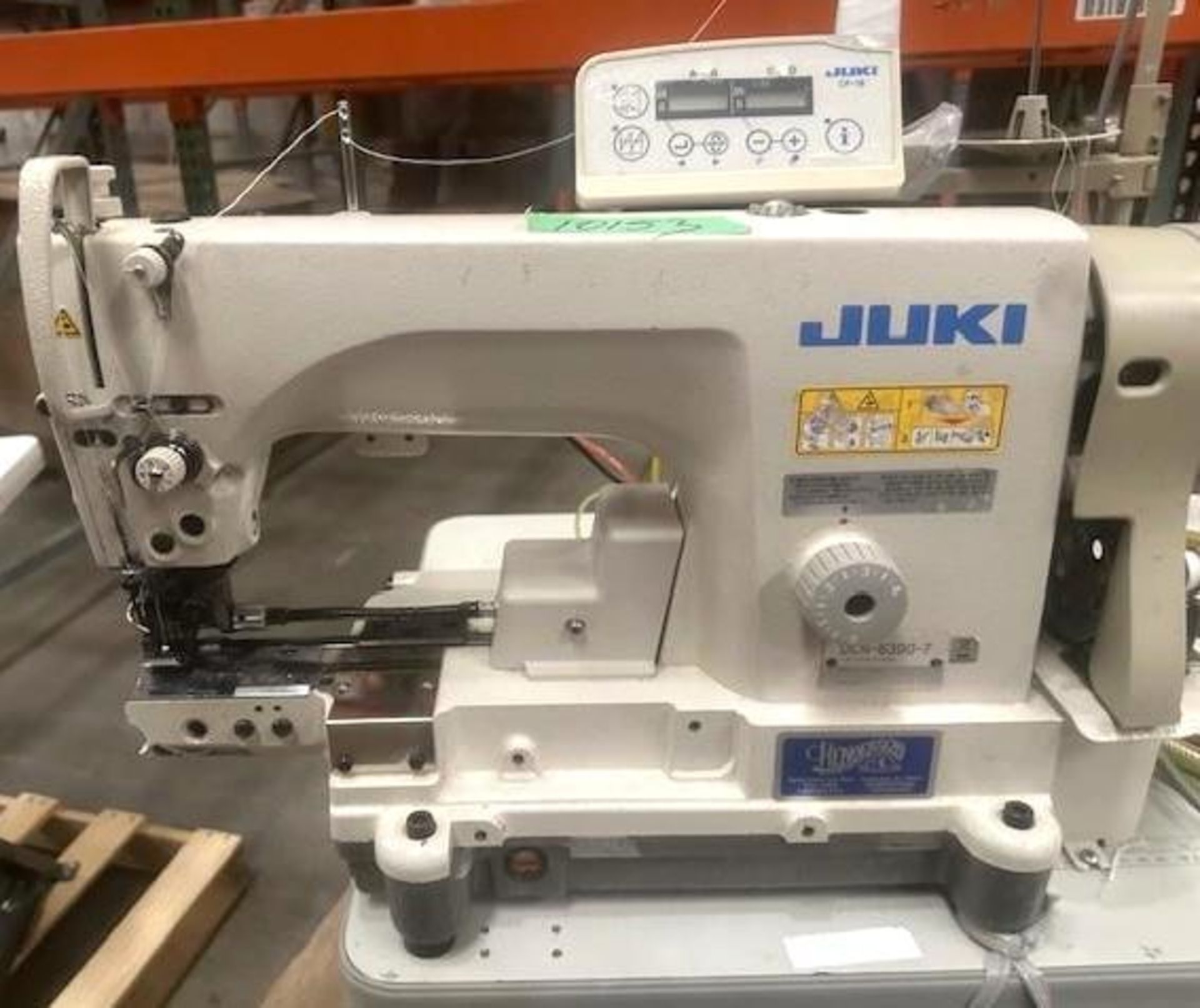 Juki DLN-6390-7 Off Set Lock Stitch Sewing Machine w/ Puller - Image 3 of 8