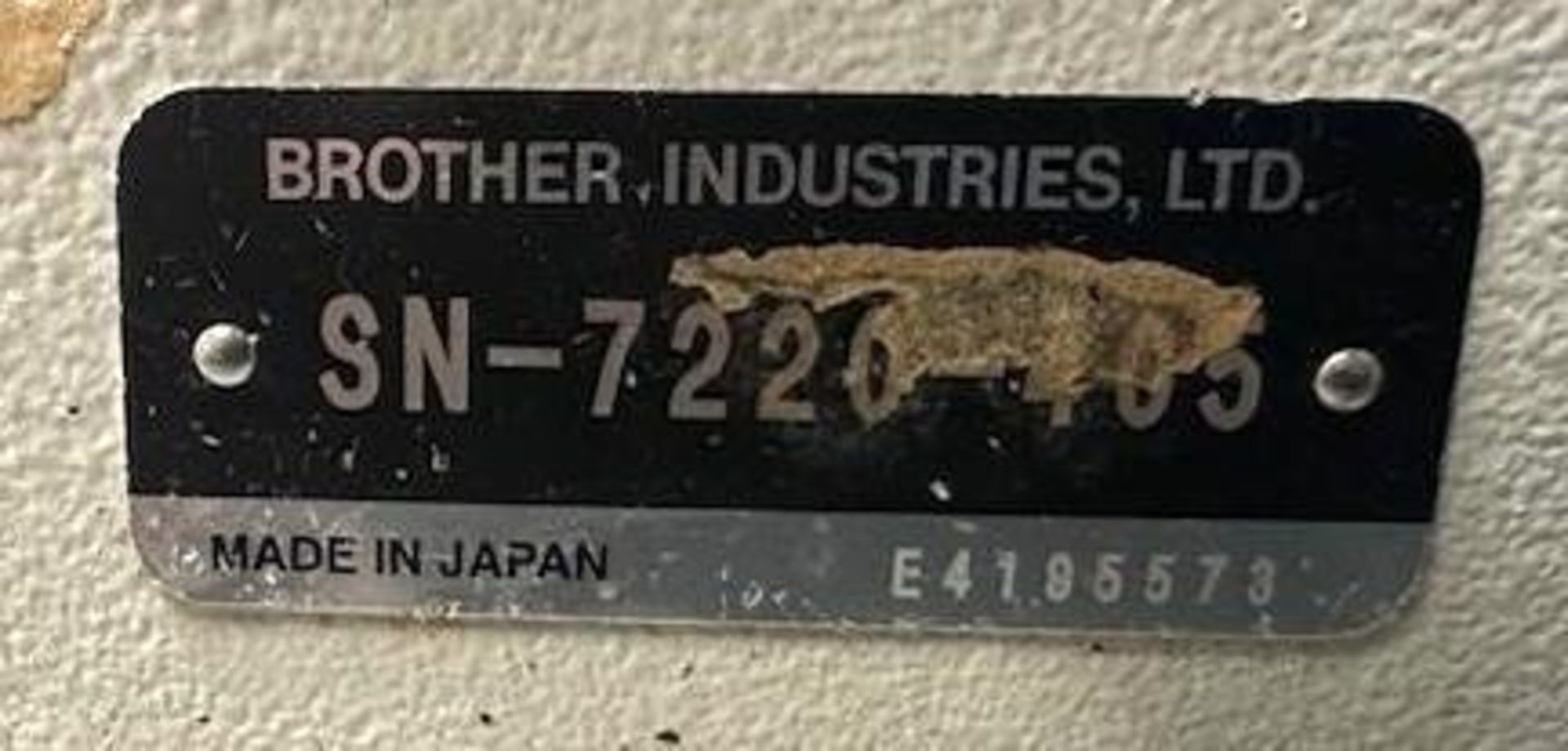 Brother SN-7220-405 Lock Stitch Sewing Machine - Image 4 of 6