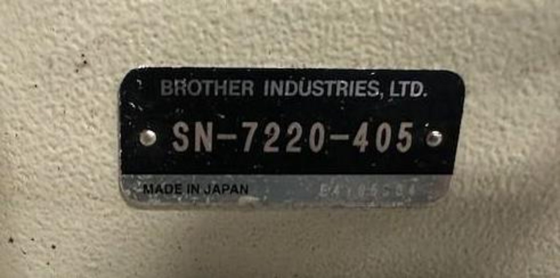 Brother SN-7220-405 Lock Stitch - Image 7 of 7