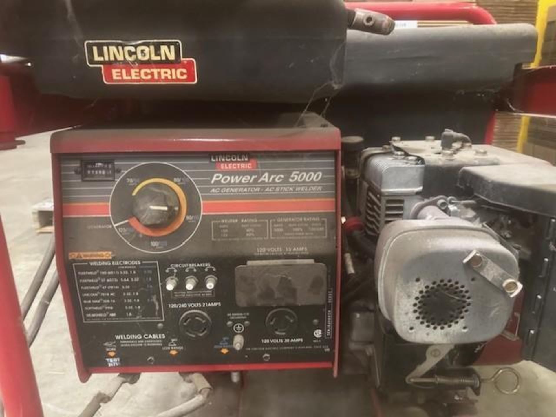 Lincoln Power Arc 5000 Generator / Stick Welder - Image 5 of 5
