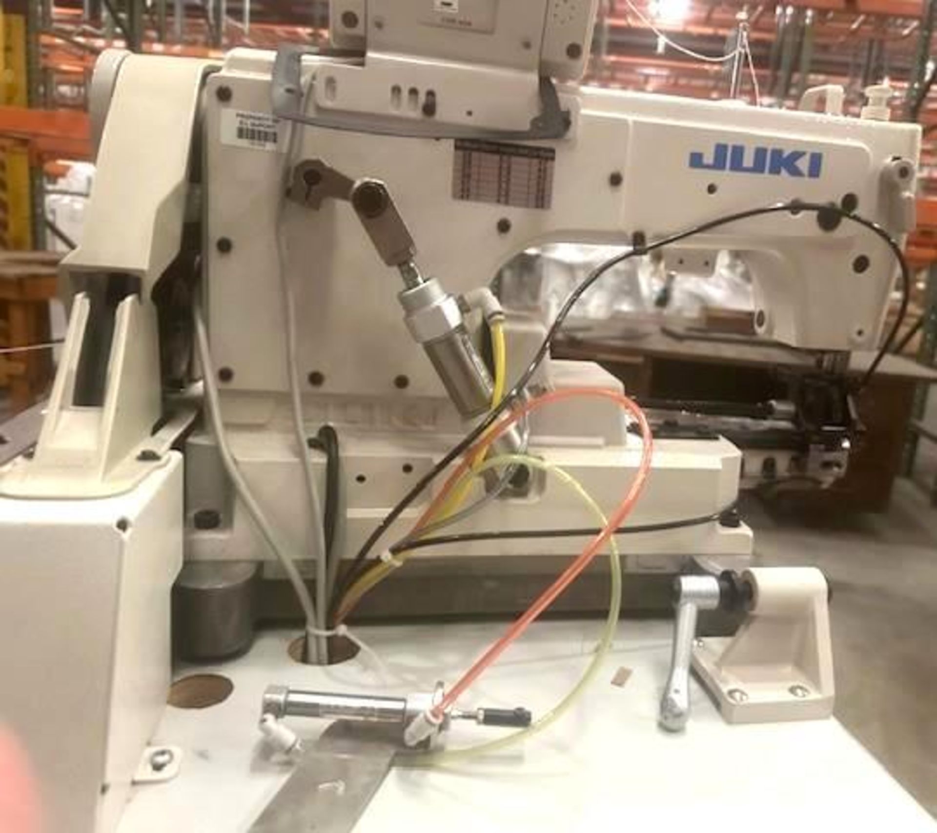 Juki DLN-6390-7 Off Set Lock Stitch Sewing Machine w/ Puller - Image 5 of 8
