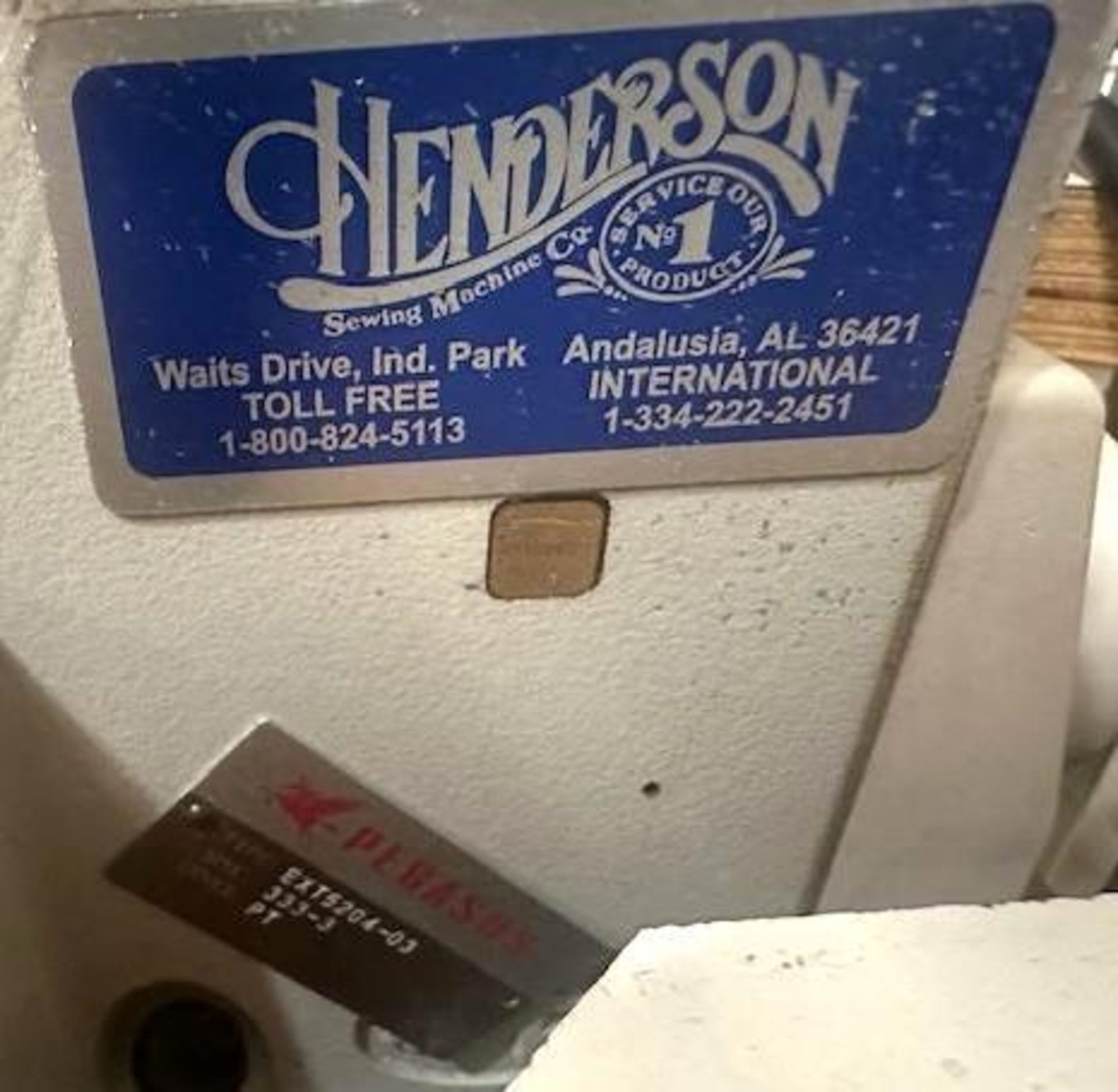 Pegasus EXT5204-03-333-3-PT Three Thread Over Lock - Image 6 of 6