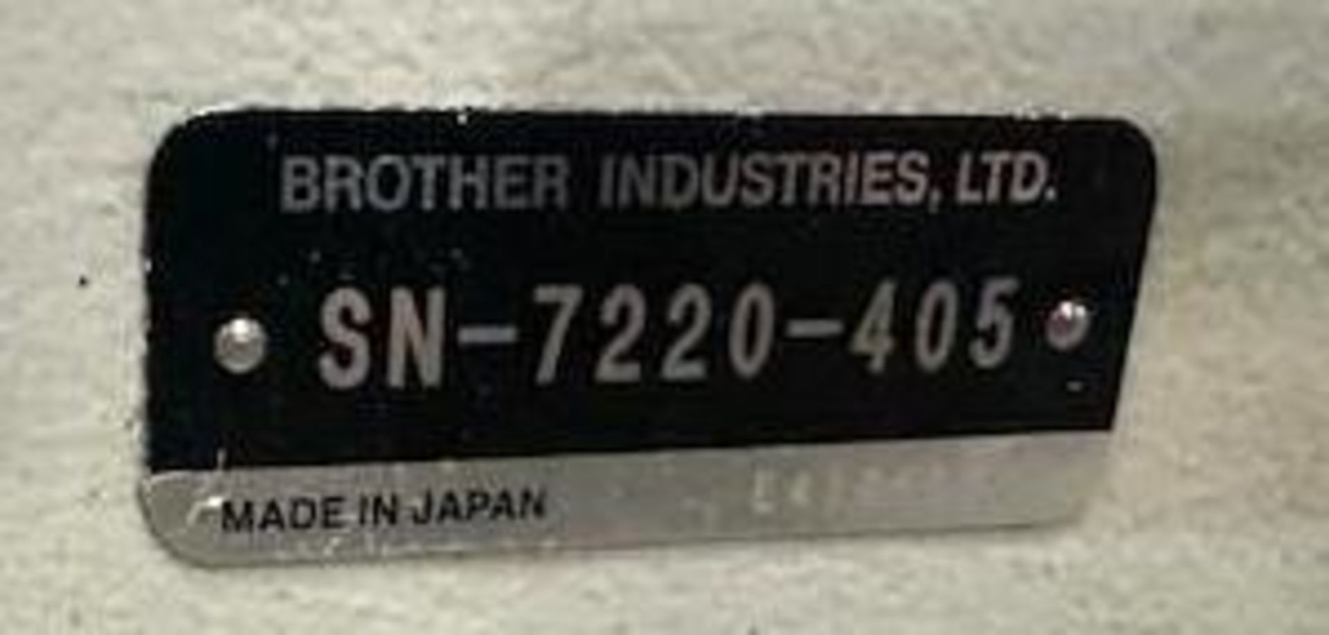 Brother SN-7220-405 Lock Stitch Sewing Machine - Image 6 of 6