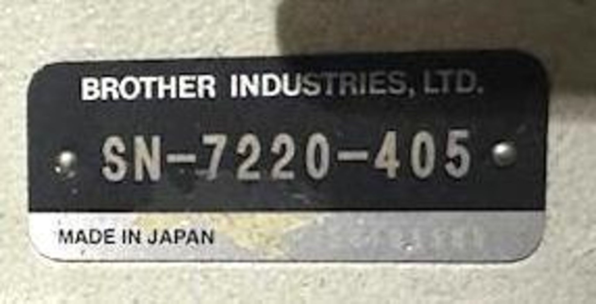 Brother SN-7220-405 Lock Stitch Sewing Machine - Image 7 of 7