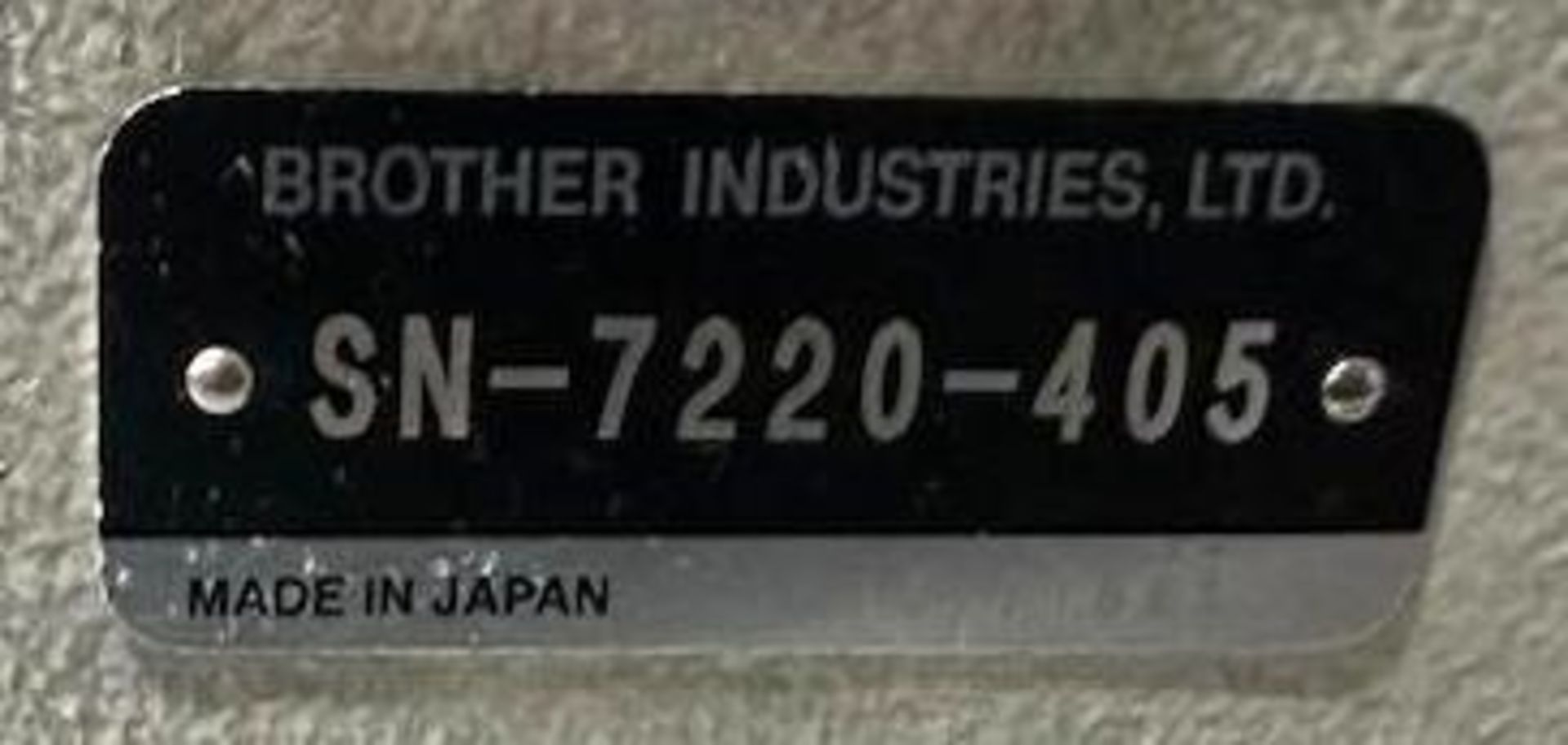 Brother SN-7220-405 Lock Stitch Sewing Machine - Image 7 of 7