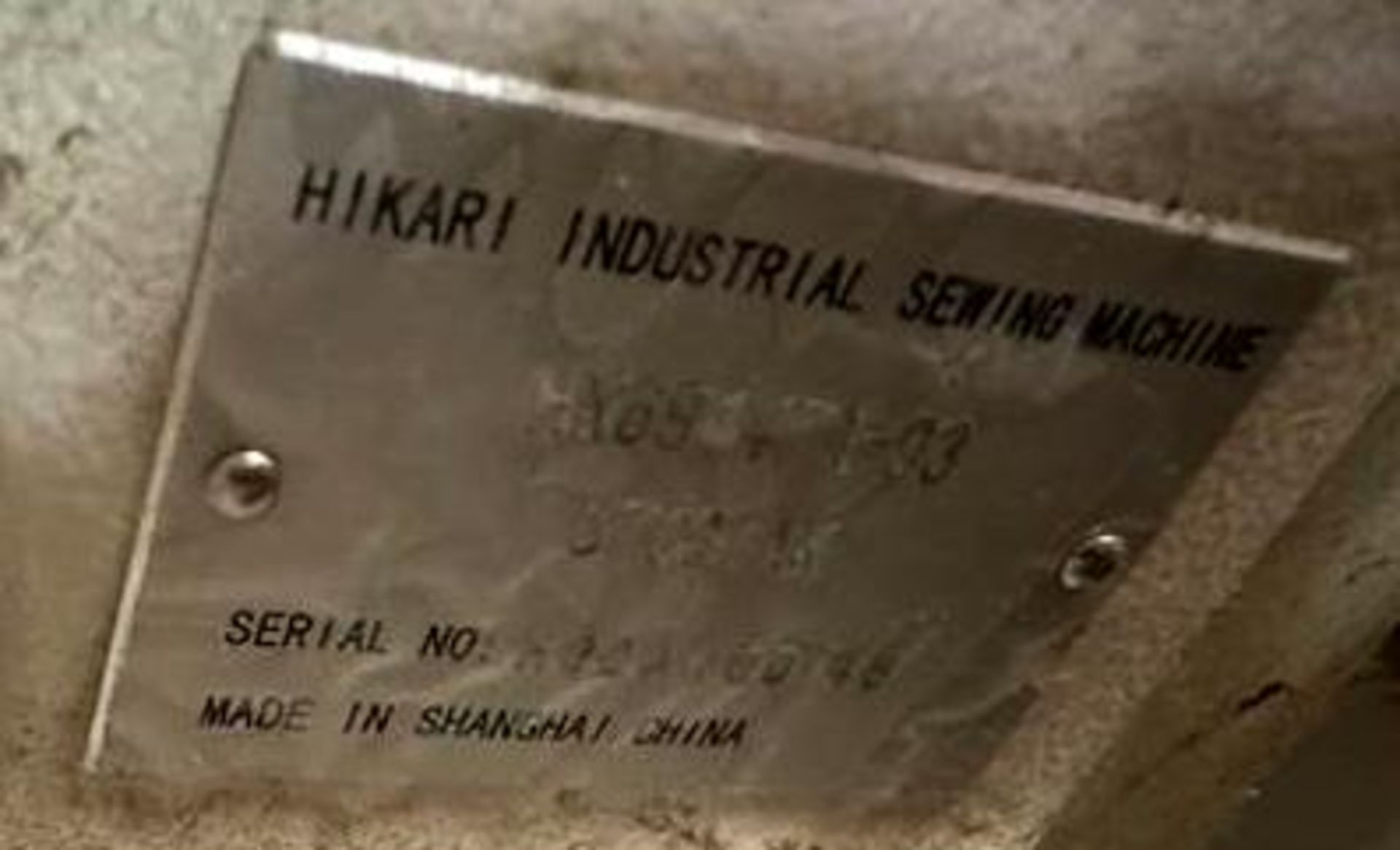 Hikari HX6814TA-03 UTC/AK Sewing Machine - Image 5 of 5