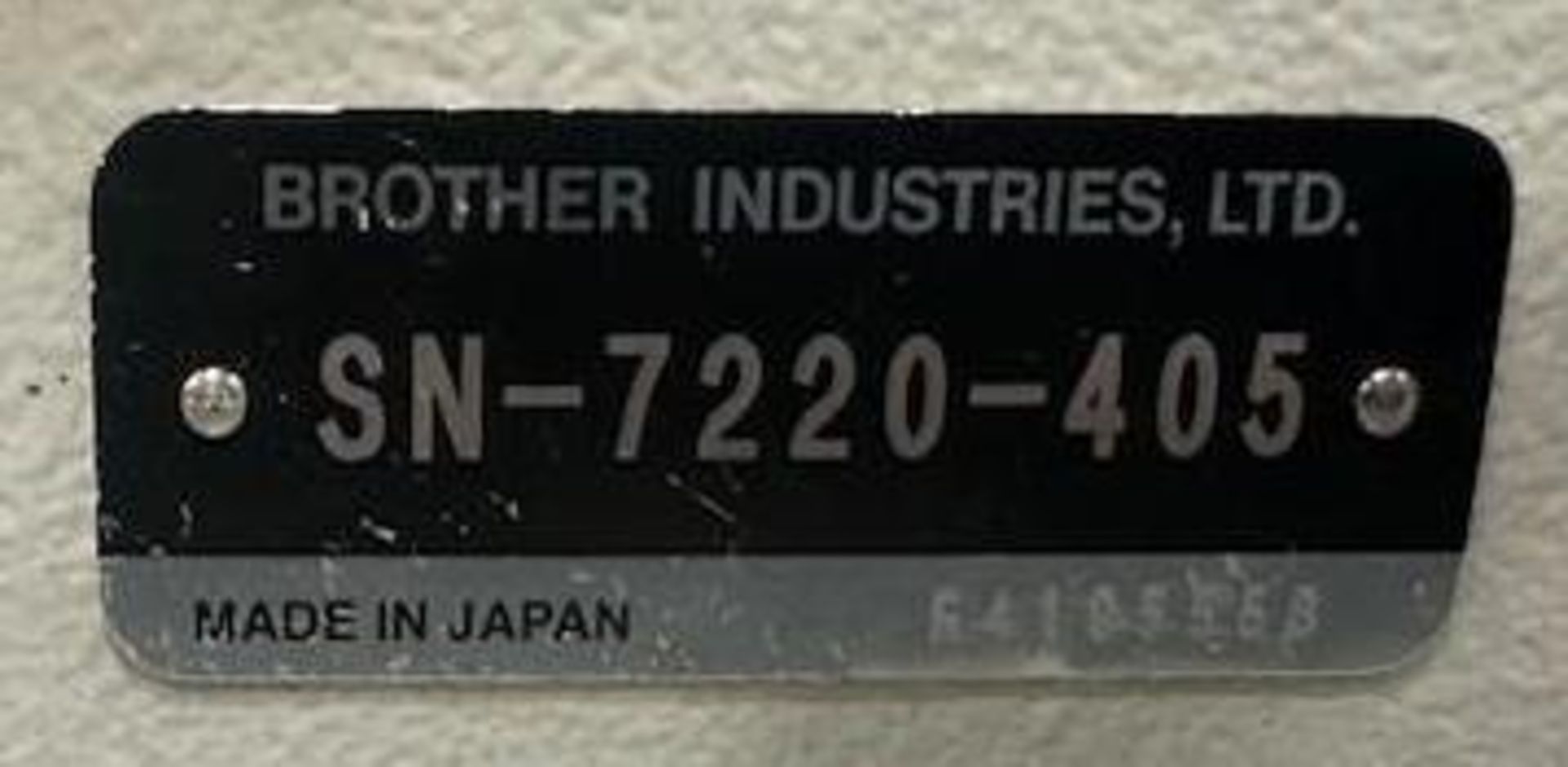 Brother SN-7220-405 Lock Stitch Sewing Machine - Image 6 of 8