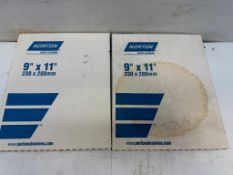 Lot of (2) Norton #662611 9" X 11"