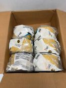 Lot of (6) 3M #02595 Gold Abrasive Sheet Rolls