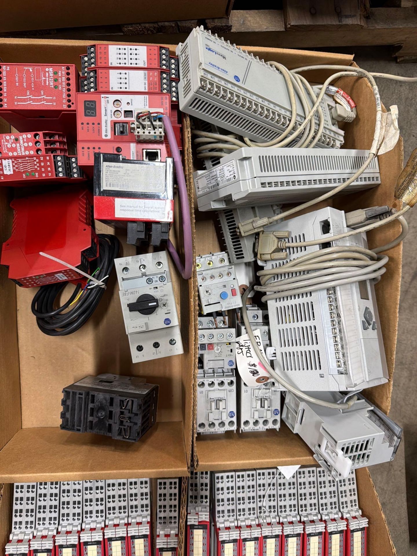 Loading Fee: $15 Lot of Misc Allen Bradley Parts: Modules, Breakers ...