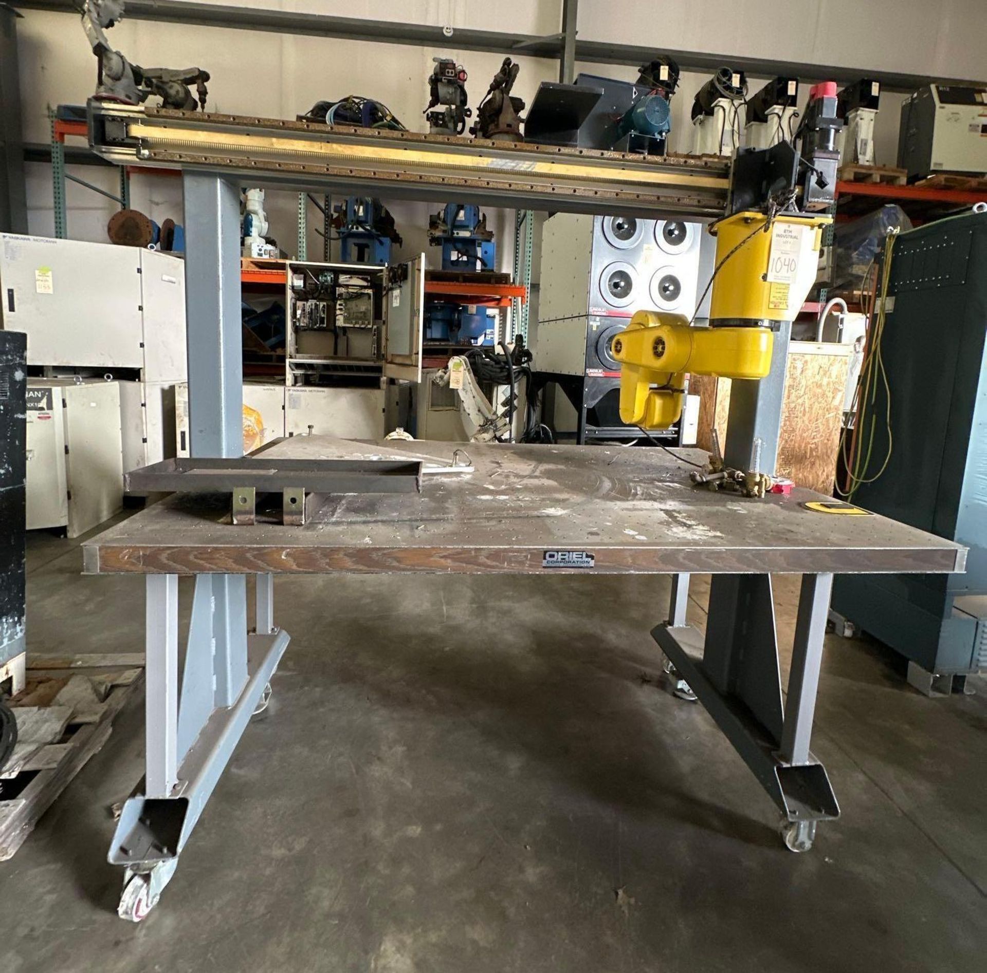 Offsettable Fannuc Loading Fee: $60 Fanuc LR Mate 100i Robot w/Gantry Year: 1998 F38596 ...
