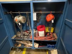 Rigging Equipment 2 Door Cabinet w/ Contents