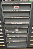 8 Drawer Lista Cabinet w/ Contents