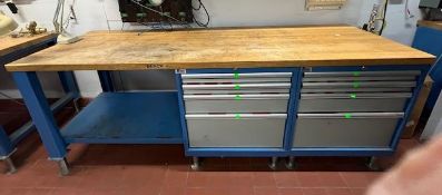 Lista Work Bench w/ 1-3/4" Butcher Block Top