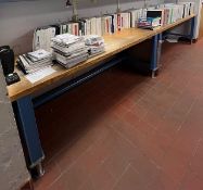 Lot of (2) Work Tables w/1-3/4" Butcher Block Top