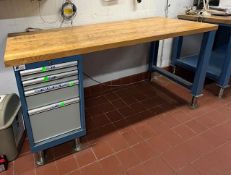 Lista Work Bench w/ 1-3/4" Butcher Block Top