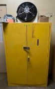 Justrite Flammable Storage Cabinet w/Content