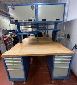 Lista Work Bench w/Drawers and Cabinets