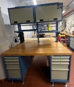 Lista Work Bench w/ Drawers and Cabinets