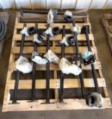 Lot of (7) Leoni Hose Holder Brackets