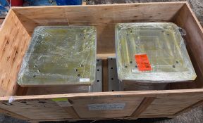 Lot of (2) 24"x24"28.5" Robot Riser Pedestals