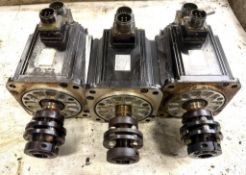 Lot of (3) HAAS / Yaskawa #SGMG-13A2AB Servo Motors