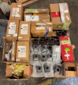 Lot of Misc. Floor Anchors & Leveling Feet Items