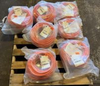 Lot of (7) Allen-Bradley #2090-CSBM1DE-14AF25 Kinetix Cable