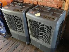 Lot of (2) Hessaire #MC37M Mobile Evaporative Coolers