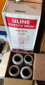 Lot of Uline Packaging Supplies - Stretch Wrap, Strapping Seals, Dispensers & Dolly